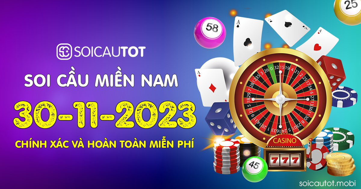 Hình ảnh Soi Cầu Tốt Dự Đoán KQXS Miền Nam Ngày 30-11-2023