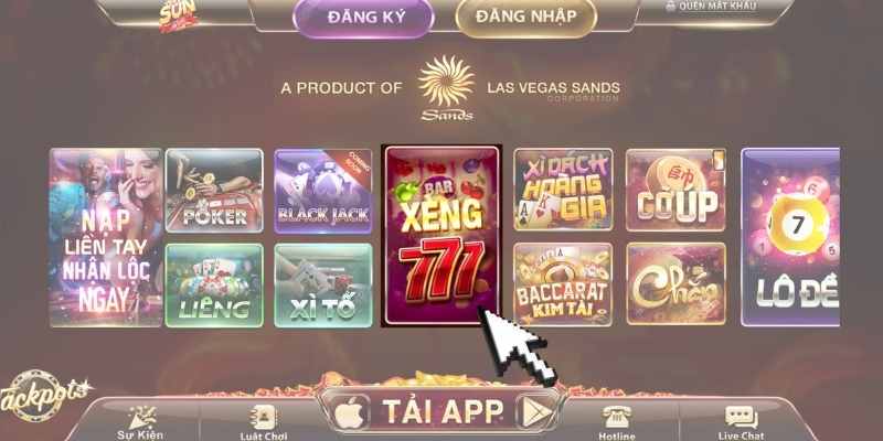 Game Xèng 777 tại cổng game Sunwin